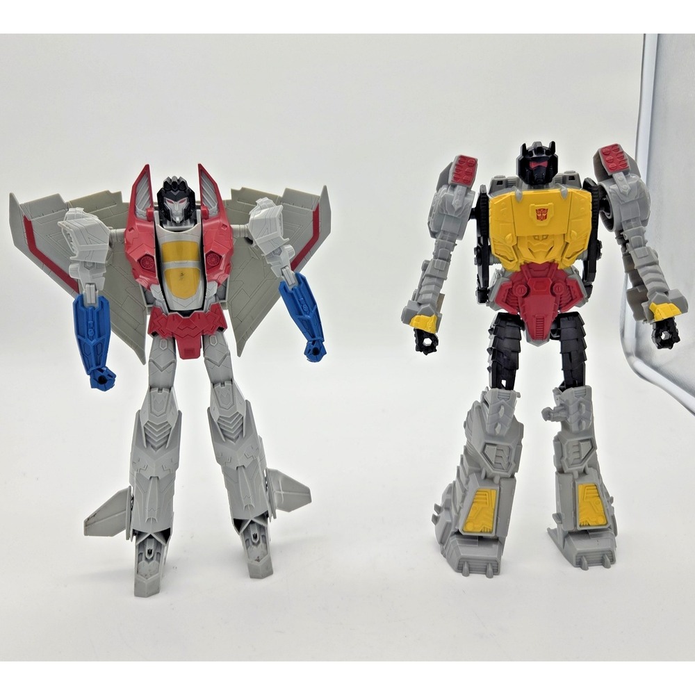 2019 Transformers Titan Changers Starscream Grimlock Action Figure Lot 11"